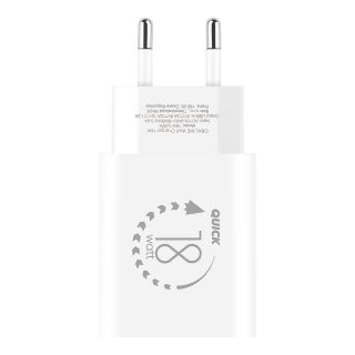 OBAL:ME Wall Charger USB-A 18W / White (18W1UWH)