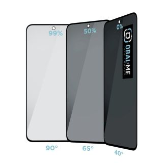 OBAL:ME Privacy 5D Glass Screen Protector for Samsung Galaxy A55 5G / black (57983121452)