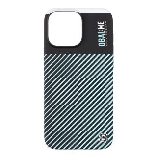 OBAL:ME Flossy Stripes Cover for Apple iPhone 16 Pro Max / black/sky blue (57983122907)