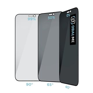 OBAL:ME Privacy 5D Glass Screen Protector for Apple iPhone 12 Mini / black (57983121438)