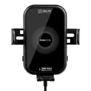 OBAL:ME GravCharger Wireless Charging Car Holder 15W / black (OMWGCH01)