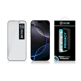OBAL:ME Privacy 5D Glass Screen Protector for Apple iPhone 16 Pro Max / black (57983122862)