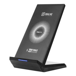 OBAL:ME StandCharger Wireless Charging Stand 15W / black (OMWSCH01)