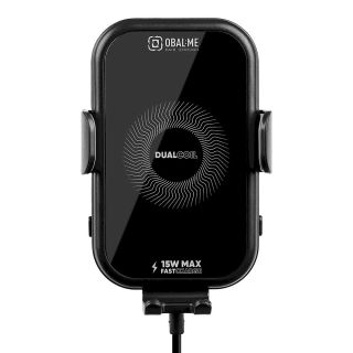 OBAL:ME GravCharger Wireless Charging Car Holder 15W / black (OMWGCH01)