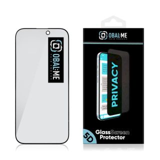OBAL:ME Privacy 5D Glass Screen Protector for Apple iPhone 16 Pro / black (57983122861)