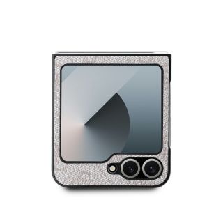 Guess PU 4G Metal Logo Case for Samsung Galaxy Z Flip 6/7 FE / Pink (GUHCZF64GMGPI)