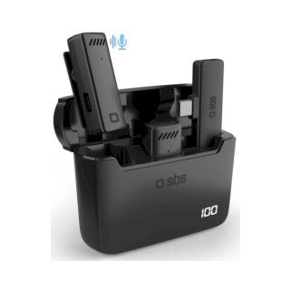 SBS Wireless microphones with USB-C receiver (TEKITMICCASEBTK)