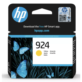 HP 924 Yellow Original Ink Cartridge Yellow (4K0U5NE#SE1)