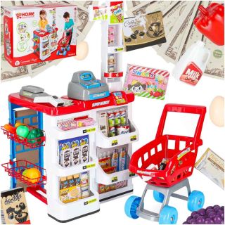 RoGer Play Set “Supermarket With Cash Register And Trolley” (5903039709645)