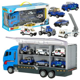 RoGer TIR Transporter With Police Vehicles (5903039704077)