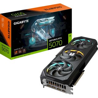 Gigabyte GeForce RTX 5070 Graphics card 12GB GDDR7 (GV-N5070WF3OC-12GD)