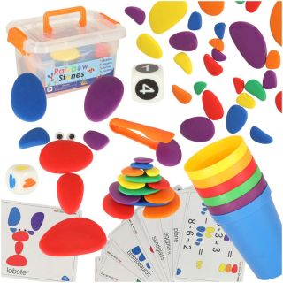 RoGer Educational Set “Colorful Montessori Pebbles” (5903039717985)