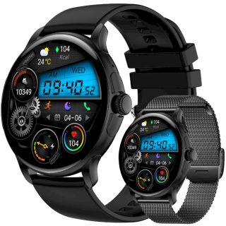 Rubicon Smartwatch RNCF35 with Bracelet + Strap / black (SMARUB307)