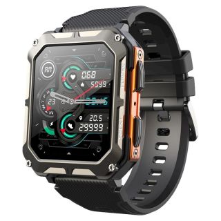 Rubicon RNCF27 Smartwatch / black/orange (SMARUB289)