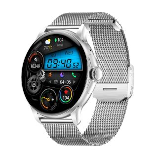 Rubicon RNCF35 Smartwatch with Bracelet + Strap / silver (SMARUB308)
