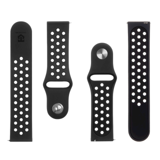 Tactical 234 Double Silicone Band 22mm / black (TA-SH201105)