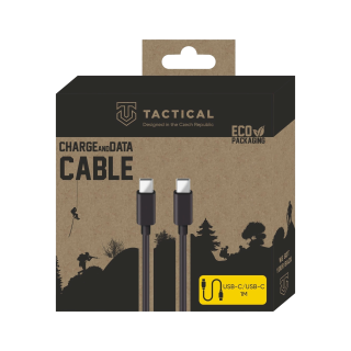 Tactical Smooth Thread USB-C/USB-C Cable 1m / black (TA-57983104155)