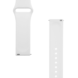 Tactical 436 Silicone Band 20mm / white (TA-SH201109)