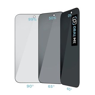 OBAL:ME Privacy 5D Glass Screen Protector for Apple iPhone 17/17 Pro / black (57983127171)