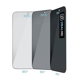 OBAL:ME Privacy 5D Glass Screen Protector for Apple iPhone 17 Pro Max / black (57983127172)