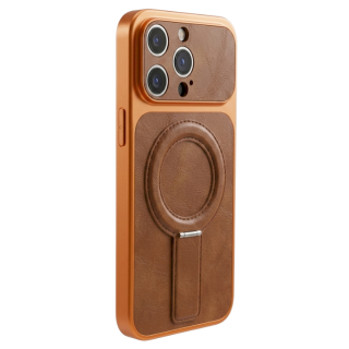 Mocco Luxgrip Mag Back Case for Apple iPhone 15 Pro (MO-LMC-IP-15PR-OR)