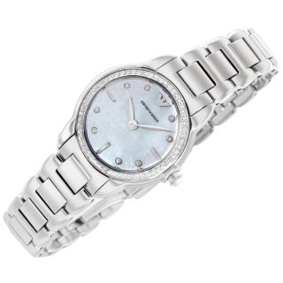 Emporio Armani Mia Women’s Watch 26mm Silver Mother Of Pearl Dial Stainless Steel Bracelet (4064092324655)