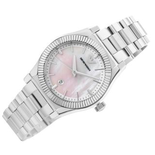 Emporio Armani AR11689 Women’s Watch 32mm Silver Dial Stainless Steel Bracelet (4064092357776)