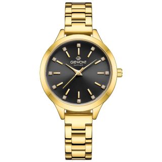 Giewont Sapphire Women's Watch / gold/black (GW2720-B3)