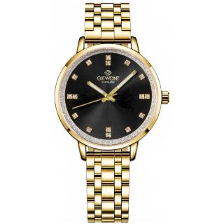 Giewont Sapphire Women’s Watch / gold/black (GW7370-B4)