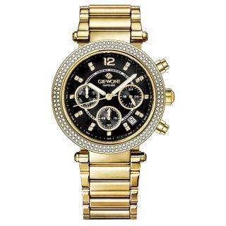 Giewont Sapphire Women's Watch / gold/black (GW3380-B3)