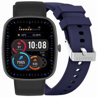 Smartwatch Gravity with 2 Straps GT18-9 / black (GT18-9)