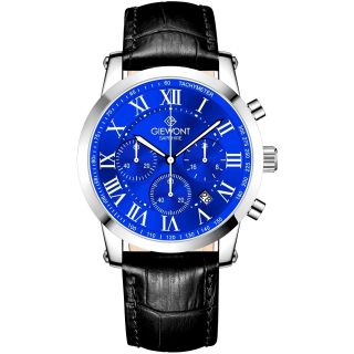 Giewont Chronograph Sapphire Men's Watch / silver/blue (GW6260-A4)