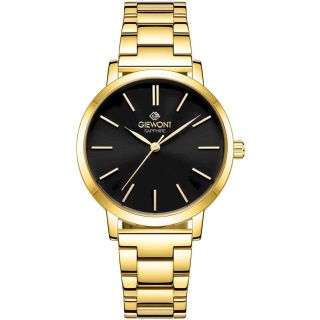 Giewont Sapphire Women’s Watch / Gold/Black (GW2360-B3)