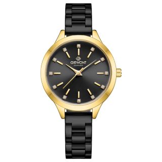 Giewont Sapphire Ladies Watch GW2720-B4 / gold/black (GW2720-B4)