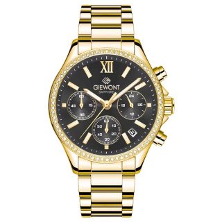 Giewont Sapphire Women's Watch / gold/black (GW3670-B3)