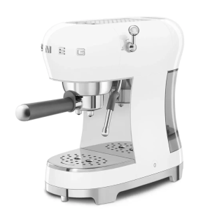 Smeg ECF02WHEU 50's Style Espresso Machine 1350W 1.1L white (ECF02WHEU)