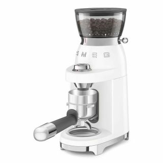 Smeg CGF03WHEU 50’s Style Coffee Grinder white (CGF03WHEU)