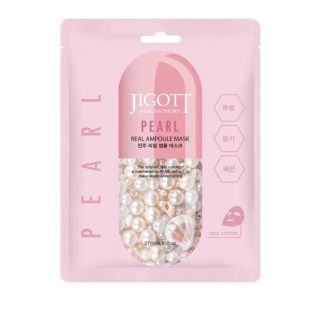 Jigott Pearl Real Ampoule Mask 27ml (8809541280221)