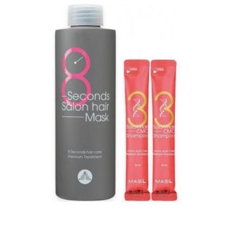 Masil 8 Seconds Salon Hair Set 350ml+8ml×2 (8809744060125)