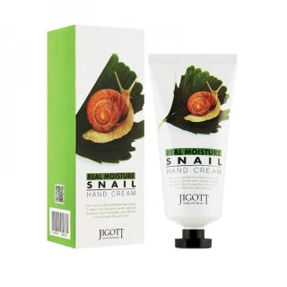 Jigott Real Moisture Snail Hand Cream 100g (8809541280764)