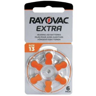 Rayovac Extra V13AT 1.45V Hearing aid batteries 6pcs (49589)