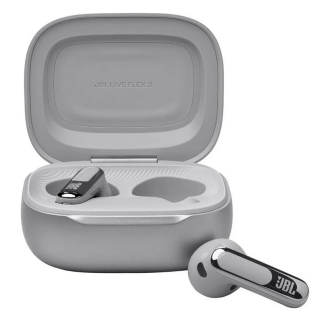 JBL Live Flex 3 TWS Wireless Earbuds (JBLLIVEFLEX3SIL)