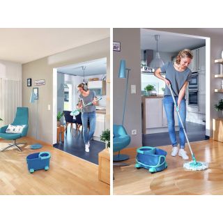 Leifheit Clean Twist Disc Mop Ergo Mobile Floor Cleaning Set (1052102)
