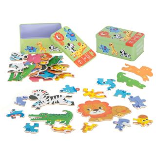 RoGer Safari Animals Puzzle In A Tin 25pcs (5903039720794)