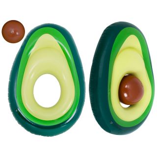 RoGer Inflatable Avocado Beach Mattress With Ball 150×120cm (5903039718531)