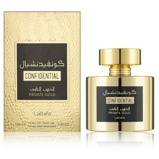 Lattafa Confidential Private Gold Perfume EDP 100 ml (6291107459707)