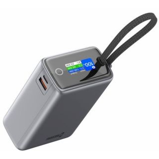 Swissten Power Bank 25000 mAh (96.25Wh) 100W with Built-in USB-C Cable (22013977)