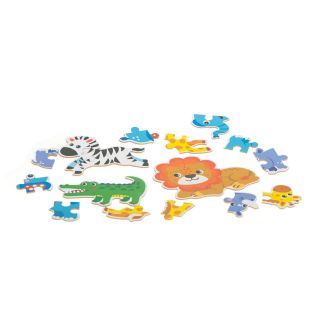 RoGer Safari Animals Puzzle In A Tin 25pcs (5903039720794)