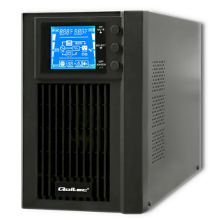Qoltec 5264 Pure Sine Wave UPS / 1kVA / 800W / AVR / LCD (5264)