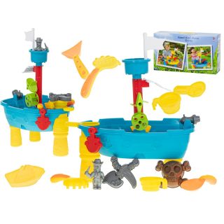 RoGer Water And Sand Play Table “Pirate Ship” 25pcs (5903039718487)